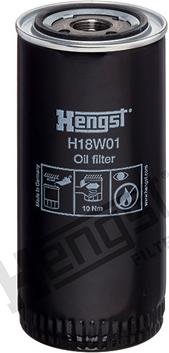 Hengst Filter H18W01 - Eļļas filtrs www.autospares.lv