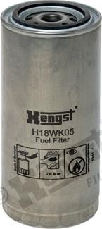 Hengst Filter H18WK05 - Degvielas filtrs www.autospares.lv