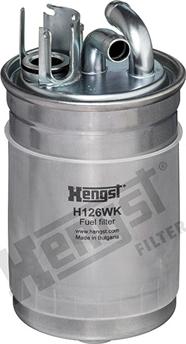 Hengst Filter H126WK - Degvielas filtrs www.autospares.lv