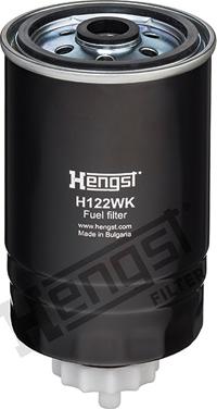 Hengst Filter H122WK - Degvielas filtrs www.autospares.lv