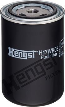 Hengst Filter H17WK03 - Degvielas filtrs www.autospares.lv