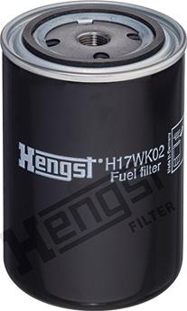 Hengst Filter H17WK02 - Degvielas filtrs www.autospares.lv