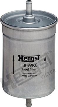 Hengst Filter H80WK01 - Degvielas filtrs www.autospares.lv