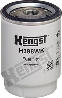 Hengst Filter H398WK - Degvielas filtrs www.autospares.lv