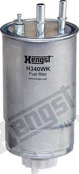Hengst Filter H340WK - Degvielas filtrs www.autospares.lv