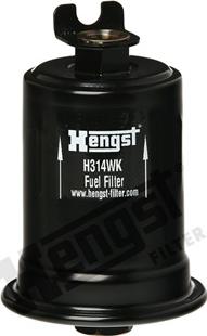 Hengst Filter H314WK - Degvielas filtrs www.autospares.lv