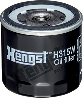Hengst Filter H315W - Eļļas filtrs www.autospares.lv