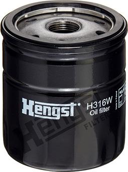 Hengst Filter H316W - Eļļas filtrs www.autospares.lv