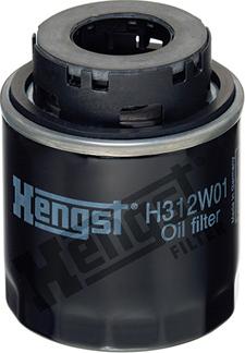 Hengst Filter H312W01 - Eļļas filtrs www.autospares.lv