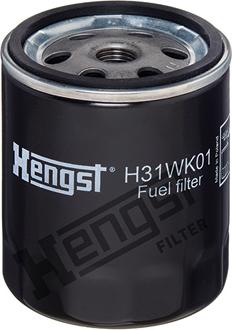 Hengst Filter H31WK01 - Degvielas filtrs www.autospares.lv