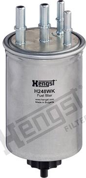Hengst Filter H248WK - Degvielas filtrs www.autospares.lv