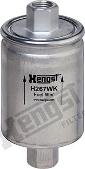 Hengst Filter H267WK - Degvielas filtrs www.autospares.lv