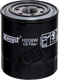 Hengst Filter H209W - Eļļas filtrs www.autospares.lv