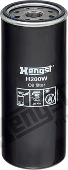 Hengst Filter H200W - Eļļas filtrs www.autospares.lv
