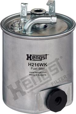 Hengst Filter H216WK - Degvielas filtrs www.autospares.lv