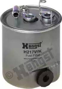 Hengst Filter H217WK - Degvielas filtrs www.autospares.lv