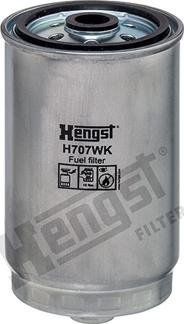 Hengst Filter H707WK - Degvielas filtrs www.autospares.lv