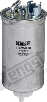 Hengst Filter H70WK08 - Degvielas filtrs www.autospares.lv