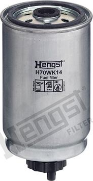 Hengst Filter H70WK14 - Degvielas filtrs www.autospares.lv