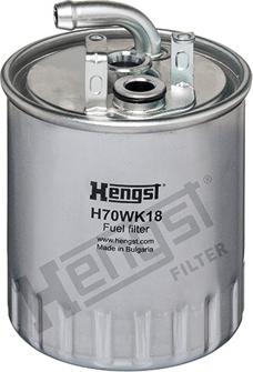 Hengst Filter H70WK18 - Degvielas filtrs www.autospares.lv