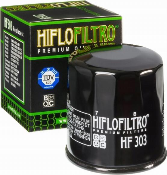 Hiflo Filtro HF303 - Eļļas filtrs www.autospares.lv
