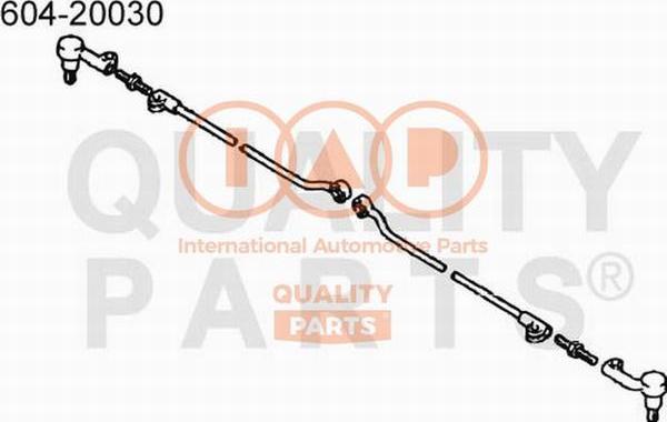 IAP QUALITY PARTS 604-20030 - Stūres šķērsstiepņa uzgalis www.autospares.lv
