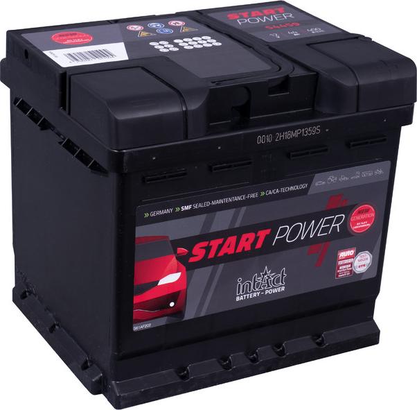 INTACT 54459GUG - Startera akumulatoru baterija www.autospares.lv