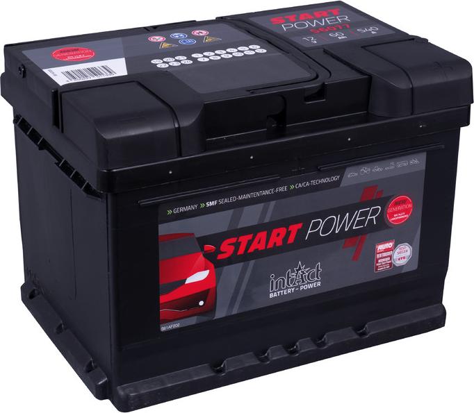 INTACT 56077GUG - Startera akumulatoru baterija www.autospares.lv
