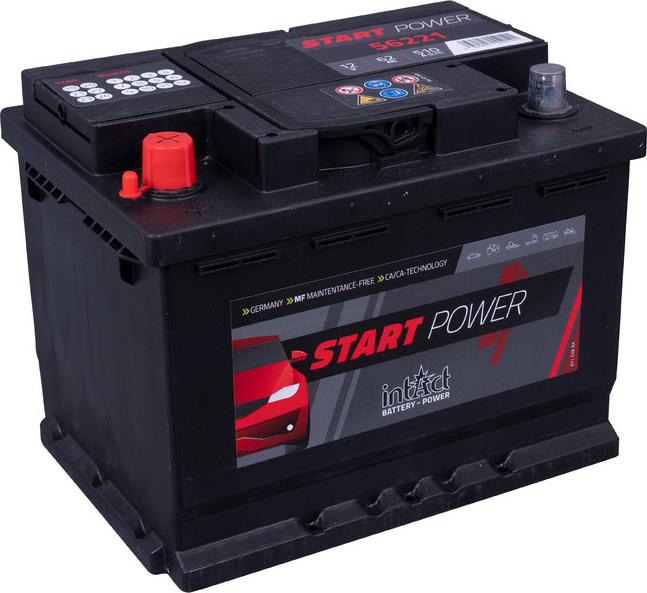 INTACT 56221GUG - Startera akumulatoru baterija www.autospares.lv