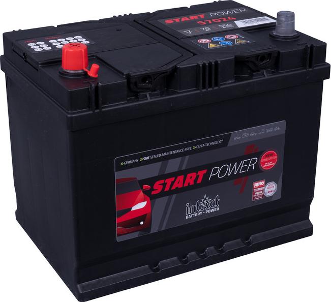 INTACT 57024GUG - Startera akumulatoru baterija www.autospares.lv