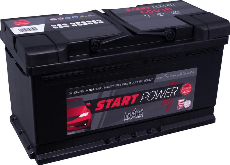 INTACT 60038GUG - Startera akumulatoru baterija www.autospares.lv