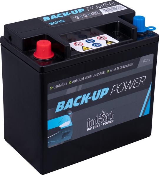INTACT BU15 - Startera akumulatoru baterija www.autospares.lv