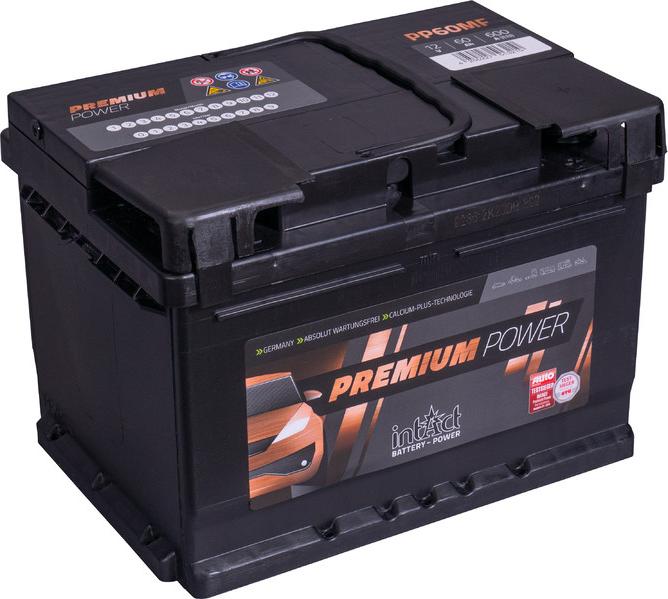 INTACT PP60MF - Startera akumulatoru baterija www.autospares.lv