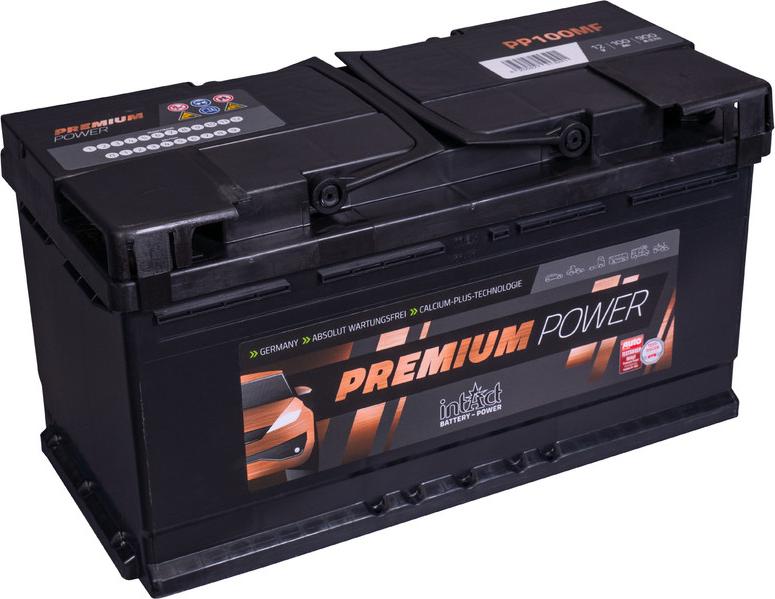 INTACT PP100MF - Startera akumulatoru baterija www.autospares.lv