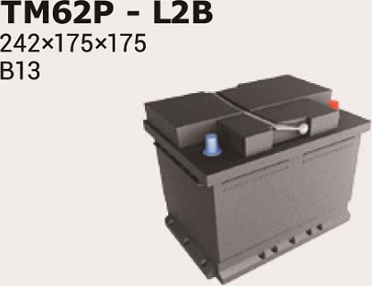 IPSA TM62P - Startera akumulatoru baterija www.autospares.lv