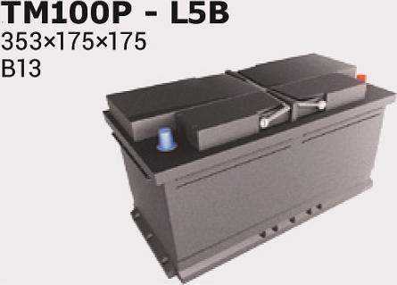 IPSA TM100P - Startera akumulatoru baterija www.autospares.lv