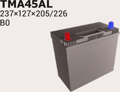IPSA TMA45AL - Startera akumulatoru baterija www.autospares.lv