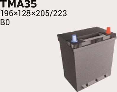 IPSA TMA35 - Startera akumulatoru baterija www.autospares.lv