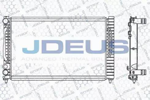 Jdeus 001M07 - Radiators, Motora dzesēšanas sistēma www.autospares.lv