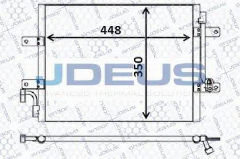 Jdeus 711M65 - Kondensators, Gaisa kond. sistēma www.autospares.lv