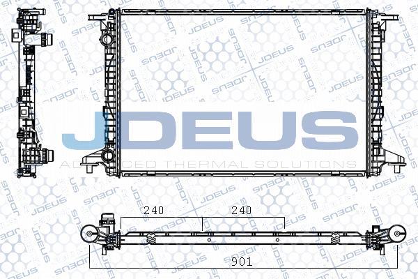 Jdeus M-0010720 - Radiators, Motora dzesēšanas sistēma www.autospares.lv