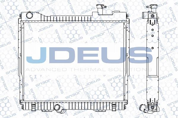 Jdeus M-0190400 - Radiators, Motora dzesēšanas sistēma www.autospares.lv