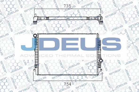 Jdeus M-0300720 - Radiators, Motora dzesēšanas sistēma www.autospares.lv