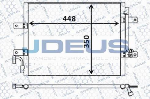 Jdeus M-7110650 - Kondensators, Gaisa kond. sistēma www.autospares.lv