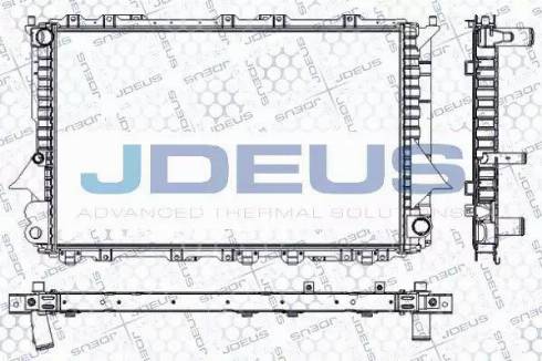 Jdeus RA0010140 - Radiators, Motora dzesēšanas sistēma www.autospares.lv