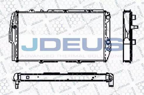 Jdeus RA0010110 - Radiators, Motora dzesēšanas sistēma www.autospares.lv