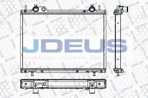Jdeus RA0110510 - Radiators, Motora dzesēšanas sistēma www.autospares.lv
