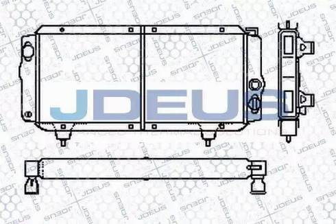 Jdeus RA0210000 - Radiators, Motora dzesēšanas sistēma www.autospares.lv