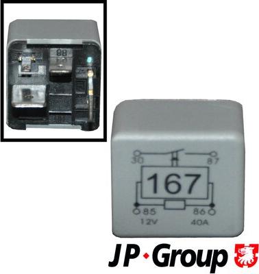 JP Group 1199206900 - Relejs, Degvielas sūknis www.autospares.lv