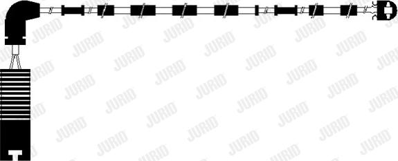 Jurid 581423 - Indikators, Bremžu uzliku nodilums www.autospares.lv